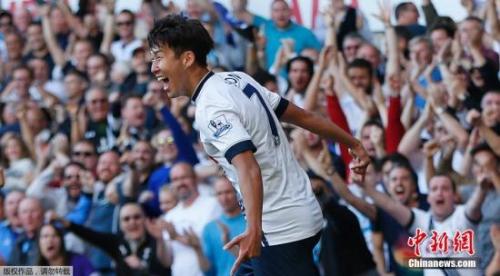  孙兴慜梅开二度热刺完胜埃弗顿巩固前四位置